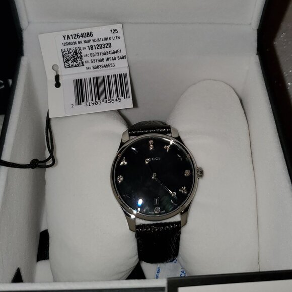 Gucci G Timeless Diamond dial watch - Picture 1 of 4